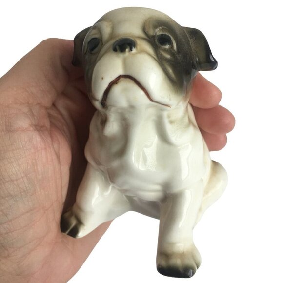 Other - Vintage Dog Figurine Statue - English Bulldog Pup Puppy